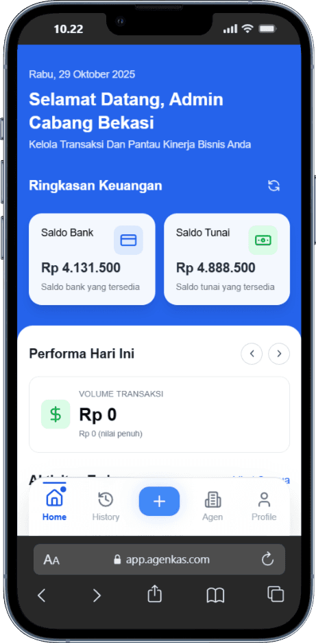 SaaS Brilink – Agent Management System